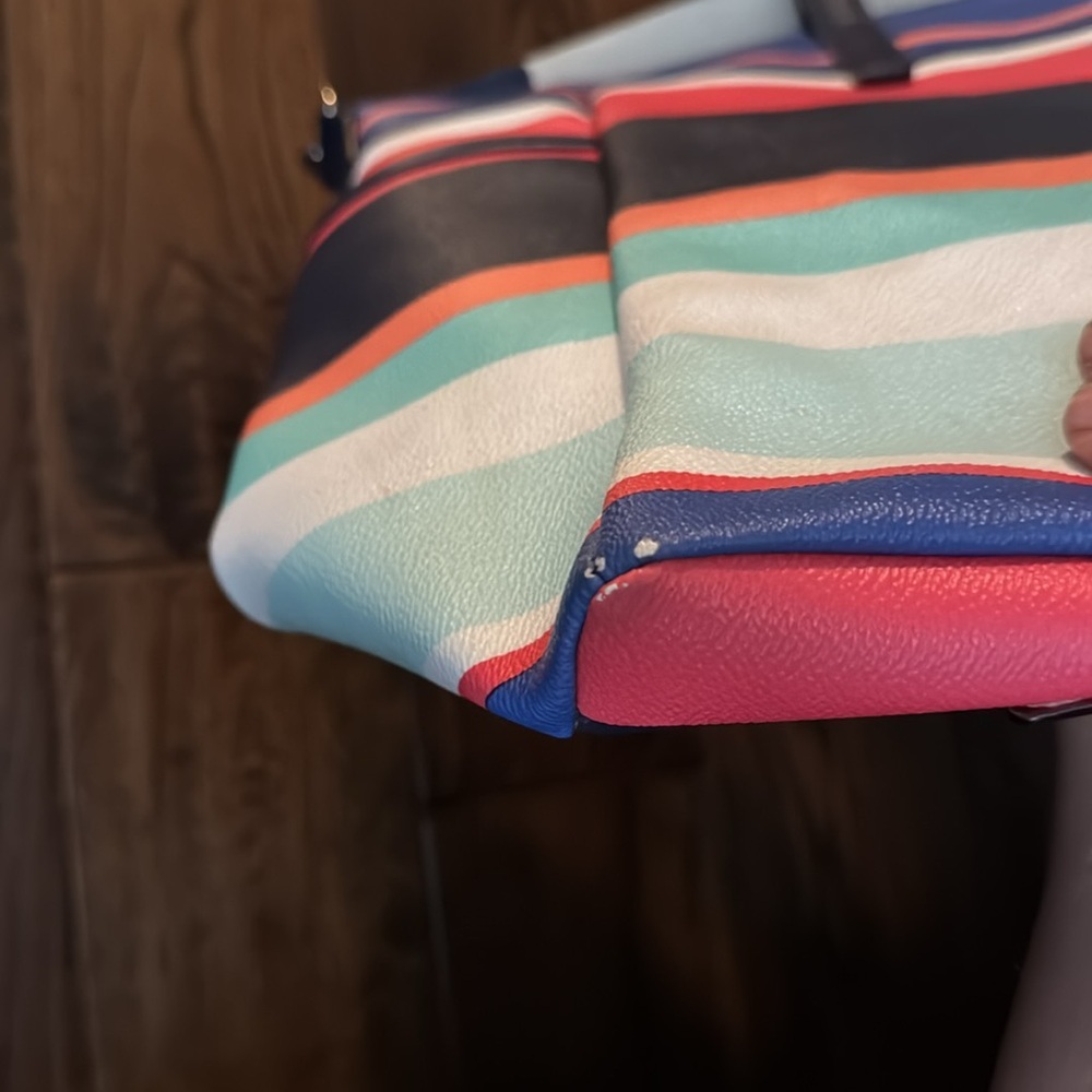 Kate Spade Colorful Striped Tote - Picture 10 of 11